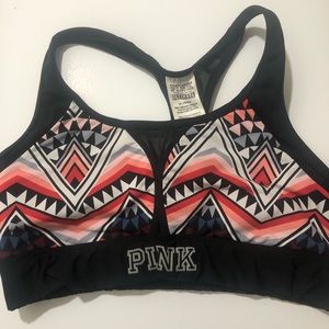 Pink Aztec VS Sports Bra M